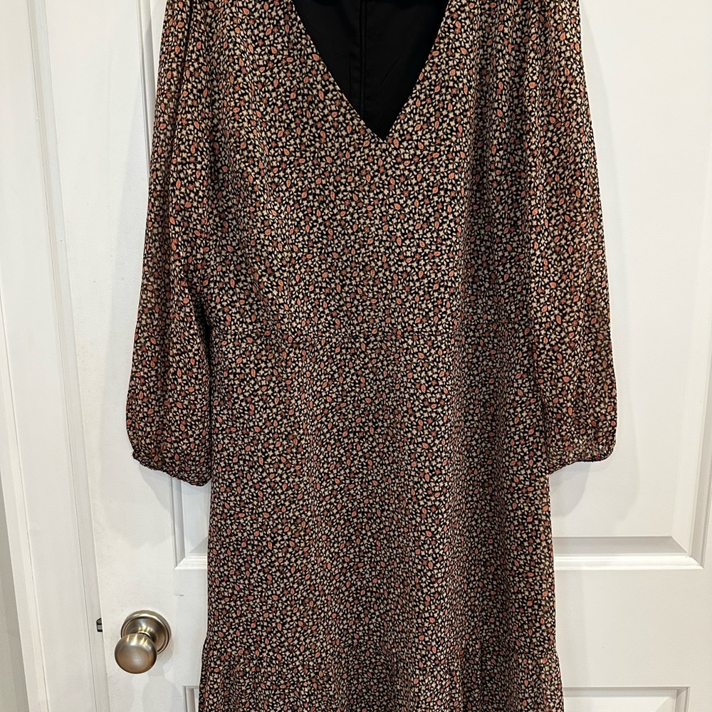 Floral V-Neck Dress